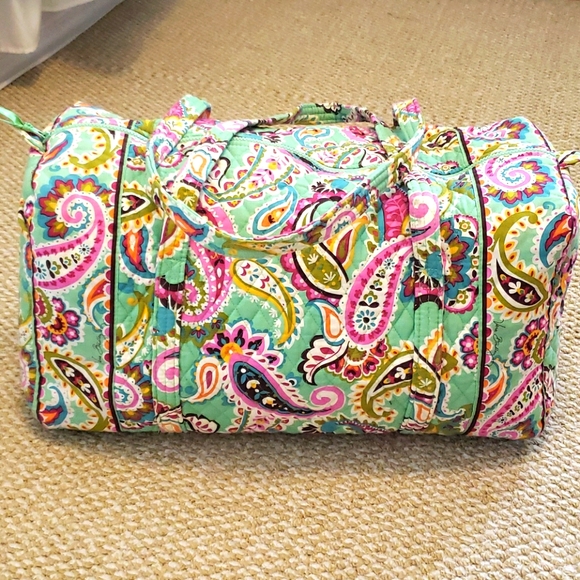 Vera Bradley Handbags - Gently Used Tutti Fruti Medium Duffle Bag